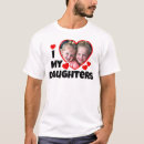 Search for i heart my daughter tshirts Father