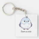 Recherche de oiseaux carrés porteclés Kawaii