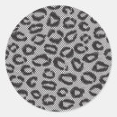 Search for black white leopard stickers Cheetah