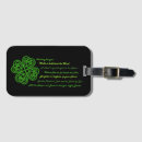 Search for knot luggage tags St patricks day
