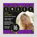 Search for purple leopard invitations Cheetah