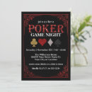Recherche de poker invitations Noir