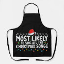 Search for singing aprons Xmas