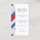 Recherche de barber pole cartes visite Professionnel