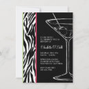Recherche de zebra print invitations Motif