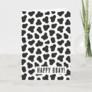 Search for animal print cards Cow