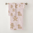 Search for gingerbread bath towels Pink