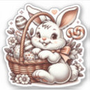 Search for brown easter bunny stickers Cute