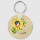 Search for vintage sunflower keychains Summer