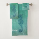 Search for seahorse bath towels Green