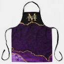 Search for purple and gold aprons Agate