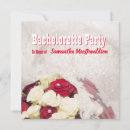 Search for red bachelorette party invitations Red and white