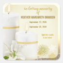 Search for memorial candle stickers Funeral