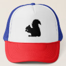 Search for squirrels hats Silhouette