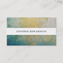 Search for turquoise business cards Gold