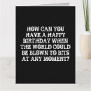 Search for dark humor birthday cards Sarcastic