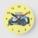 Search for police clocks Cartoon