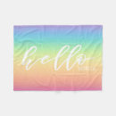 Search for rainbow ombre blankets Pastel
