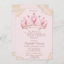 Search for elegant sweet 16 invitations Princess