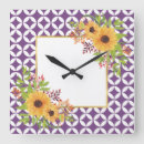 Recherche de vert jaune horloges Motif géométrique