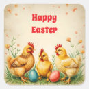 Search for vintage easter chicken stickers Rabbit