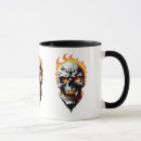Search for flaming skull mugs Halloween