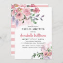 Search for blush floral bridal shower invitations White