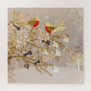 Recherche de oiseau de neige puzzles Forêt