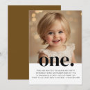 Search for brown birthday invitations Minimalist