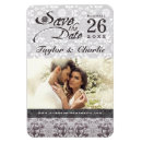 Recherche de vintage save the date magnete Elegant