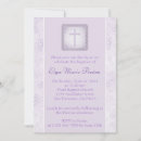 Search for lavender christening invitations Catholic