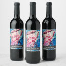 Search for jellyfish wine labels Watercolor