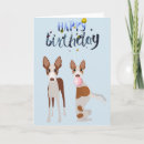 Recherche de lévriers vœux cartes Chien