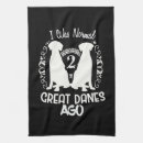 Search for great dane tea towels Puppy
