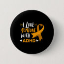 Search for adhd awareness ribbon buttons Ocd