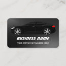 Recherche de voiture automatique cartes visite Minimaliste