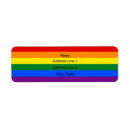 Search for gay pride flag return address labels Transgender