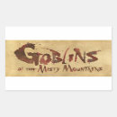 Recherche de goblin autocollants La terre centrale