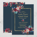 Recherche de burgundy mariage invitations Cadre or