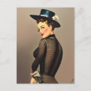 Recherche de retro lady cartes postales Dame