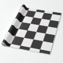 Search for black and white squares wrapping paper Check