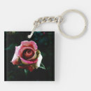 Search for drawing square keychains Flower