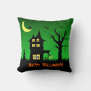Search for haunted house halloween pillows Scary