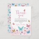Search for pink butterfly thank you cards Floral