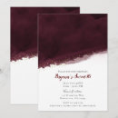 Search for maroon black birthday invitations Elegant