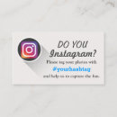 Recherche de hashtag cartes visite Instagram