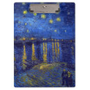 Search for van gogh painting clipboards Starry night