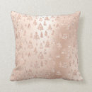 Search for rose gold christmas tree pillows Girly