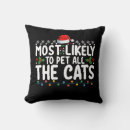 Search for cat christmas pillows Snow