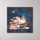 Search for whimsical cat art Moon